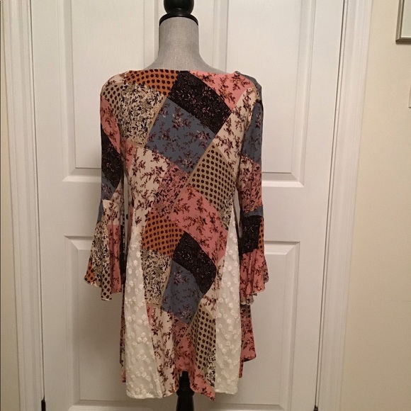 HONEYME “patchwork” tunic - Picture 2 of 6